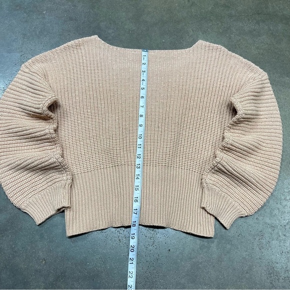 Buckle Daytrip Drop Shoulder Corset Eyelet Lace Up Knit Sweater - Picture 7 of 7